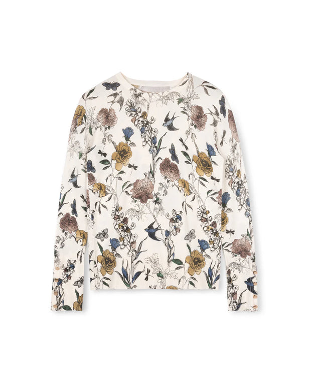 Bon Knit Printed Sweater-Junees - Fringe Boutique
