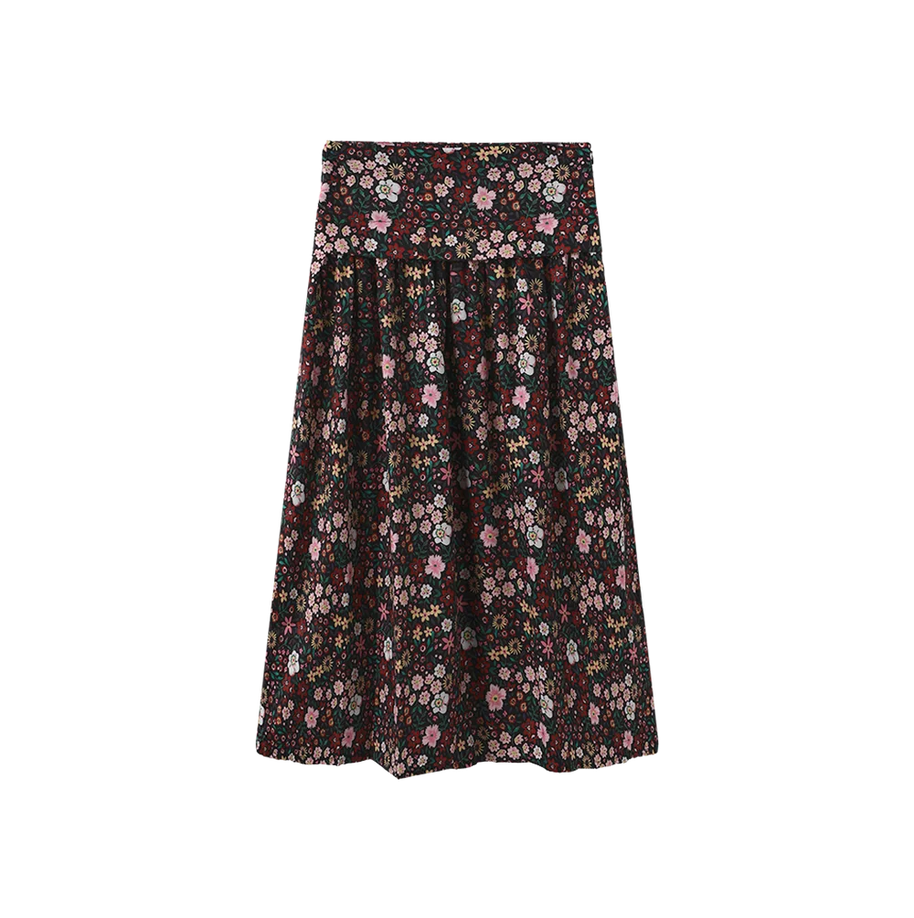 GINA PRINTED FULL SKIRT