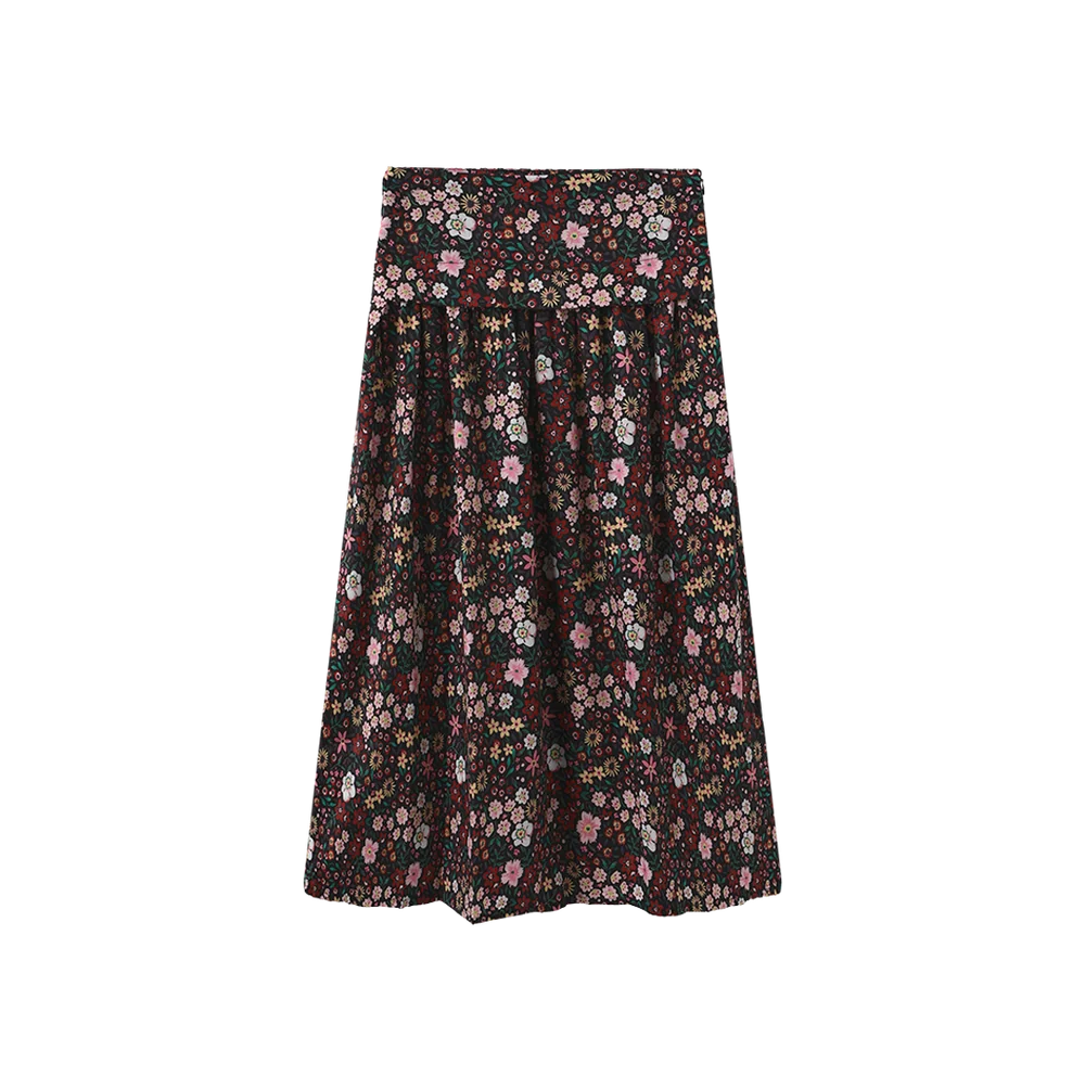 GINA PRINTED FULL SKIRT