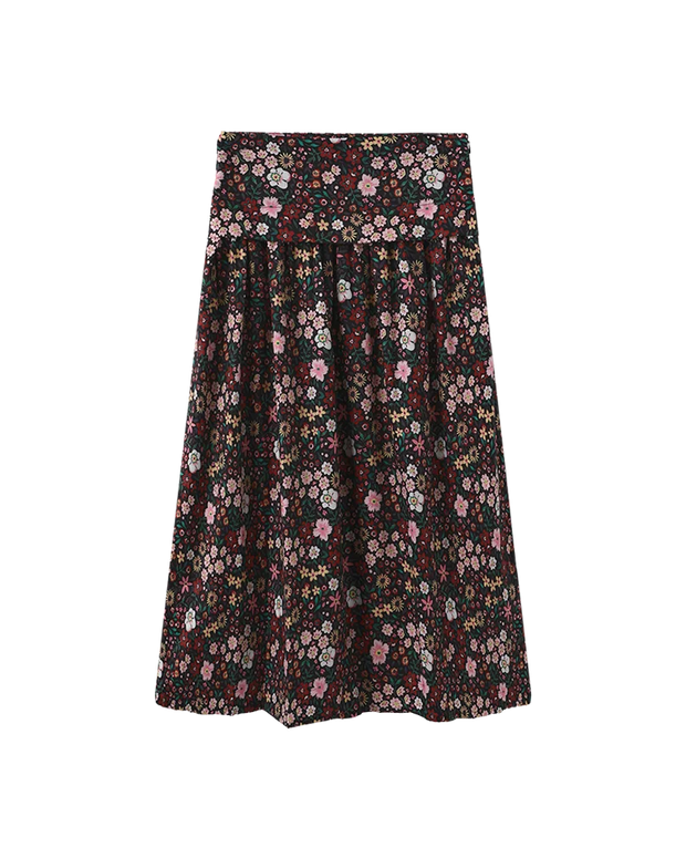 GINA PRINTED FULL SKIRT