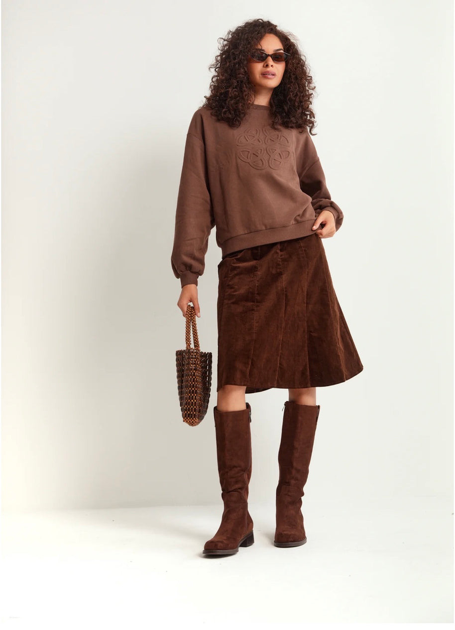 Embossed Sweatshirt