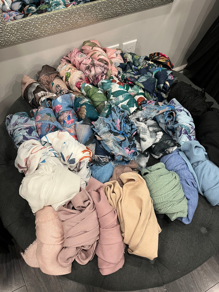 Pre-tied Headscarves