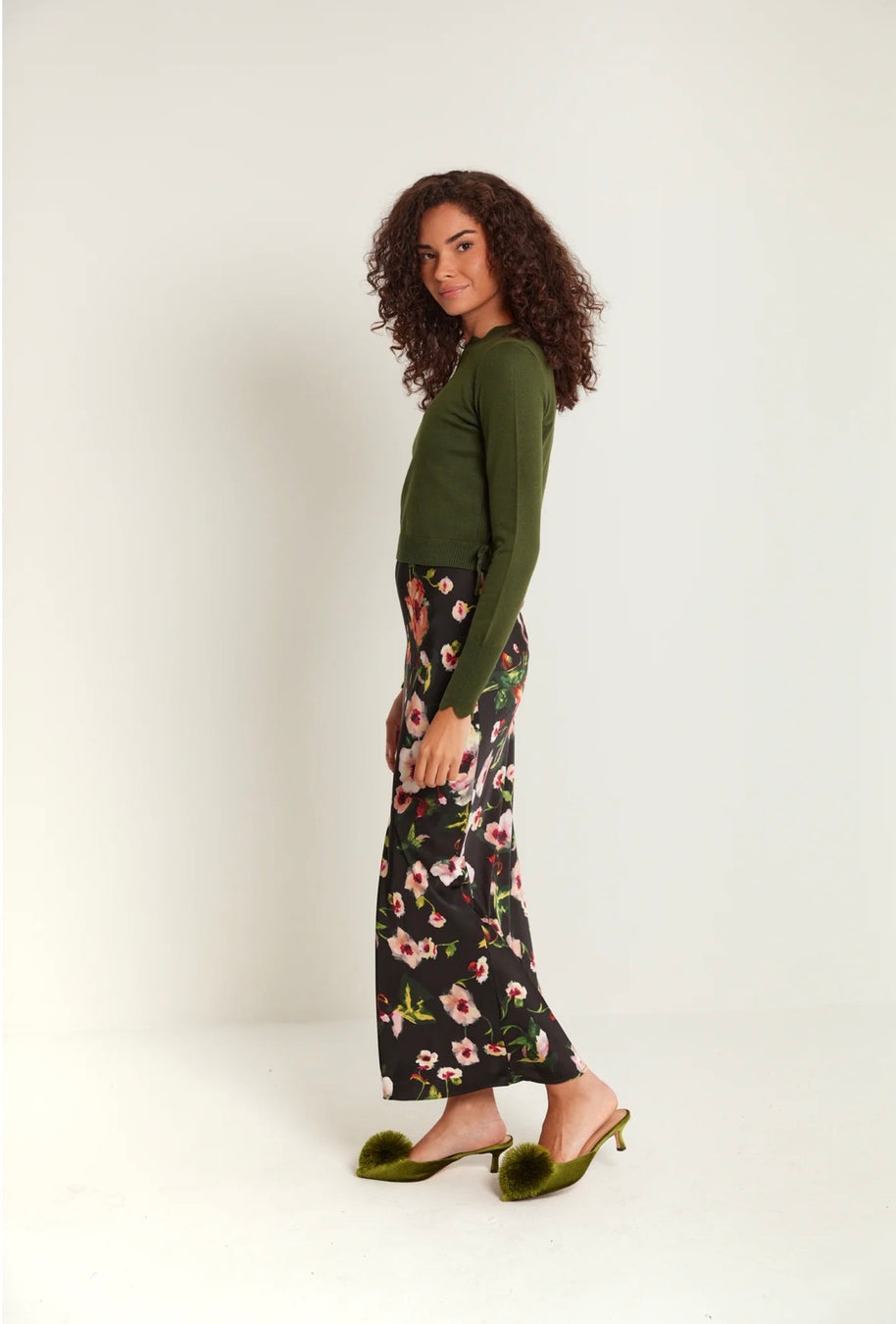 Printed Slip Dress