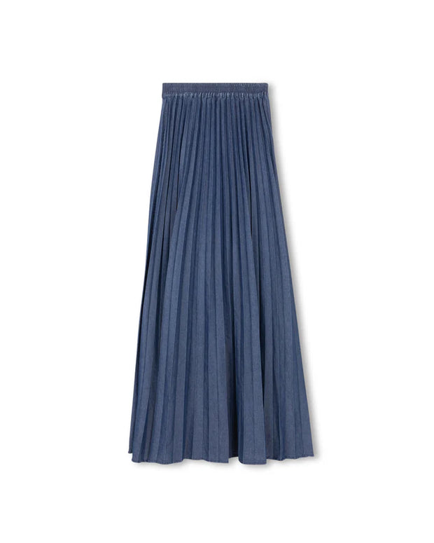 Denim Skirt With Draw String-Junees - Fringe Boutique