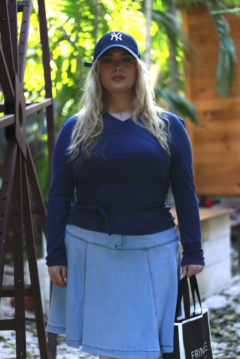 Faux Wrap Tee