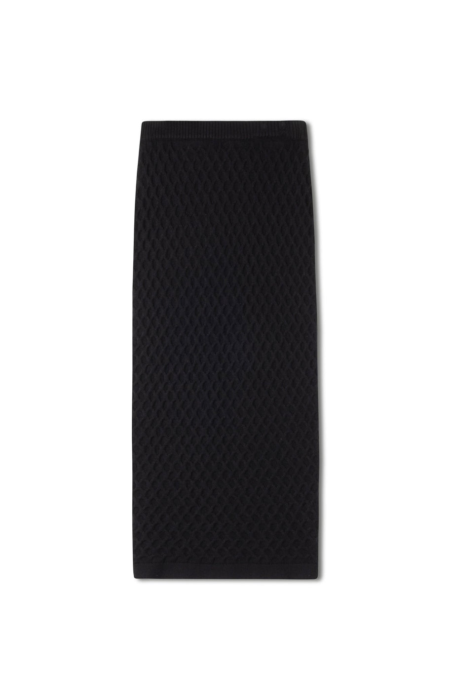 Straight Knit Maxi Skirt - Point