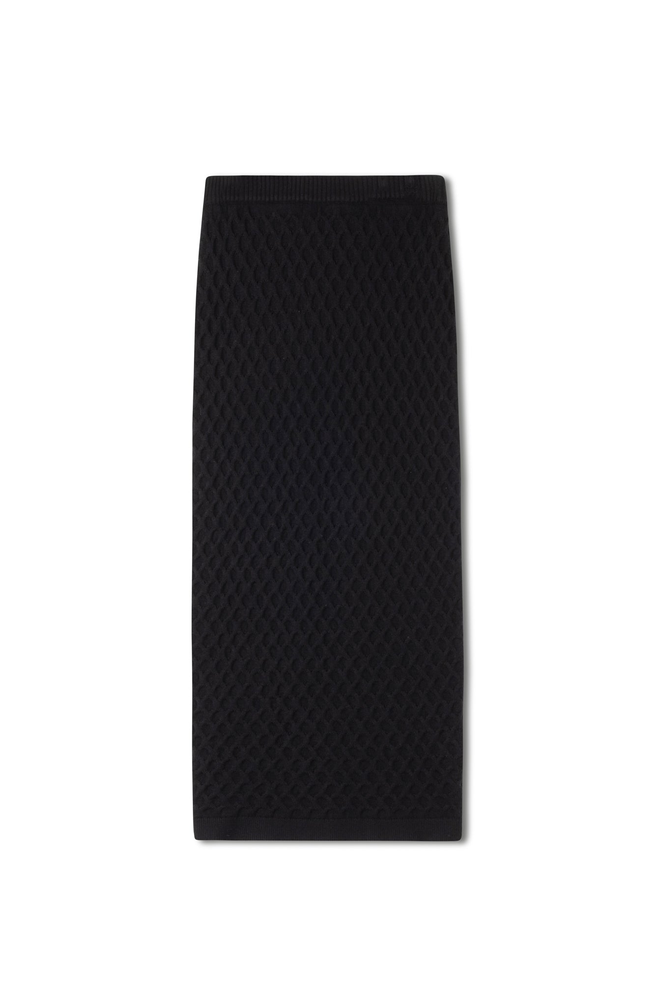 Straight Knit Maxi Skirt - Point