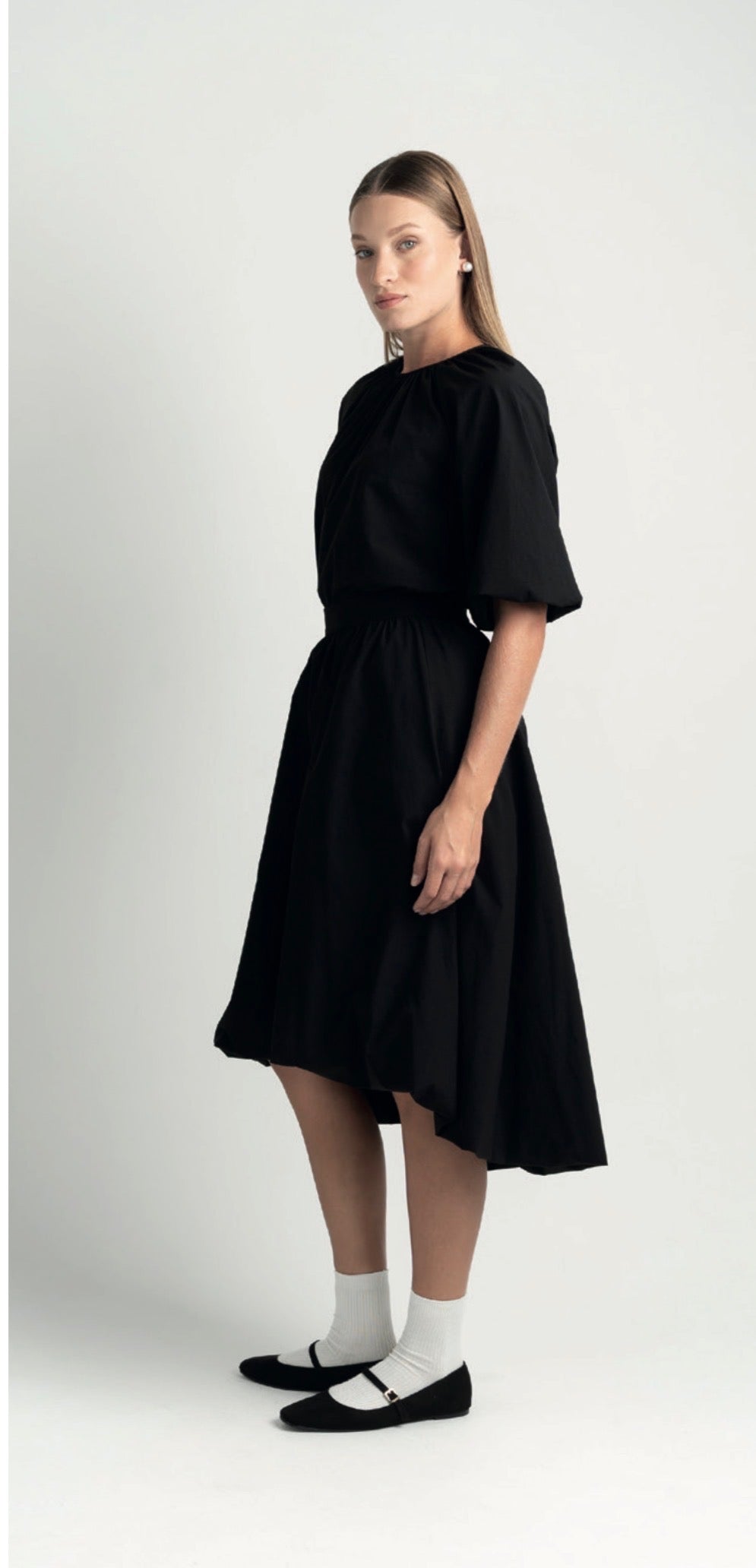 Bubble gathered two piece