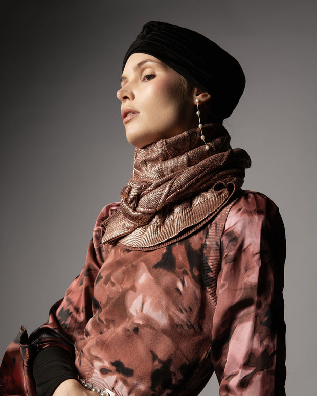 Slip Dress w Printed Vest Overlay- Luella - Fringe Boutique