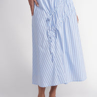 Double drawstring maxi skirt - Adina LV