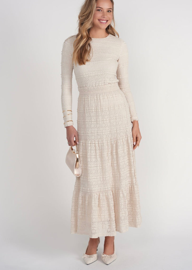 Lace Maxi Skirt- Adina LV