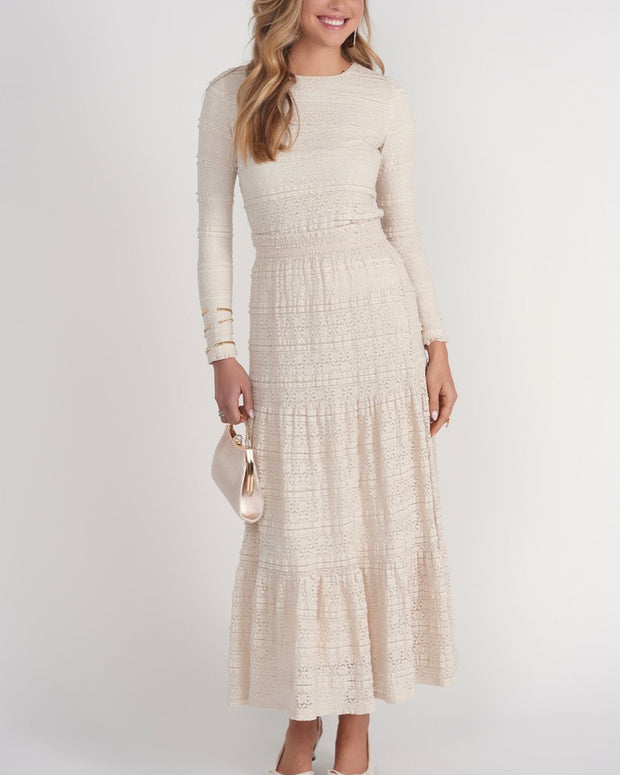 Lace Maxi Skirt- Adina LV