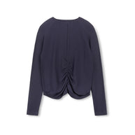 Gathered Neck Knit Sweater-Junees - Fringe Boutique