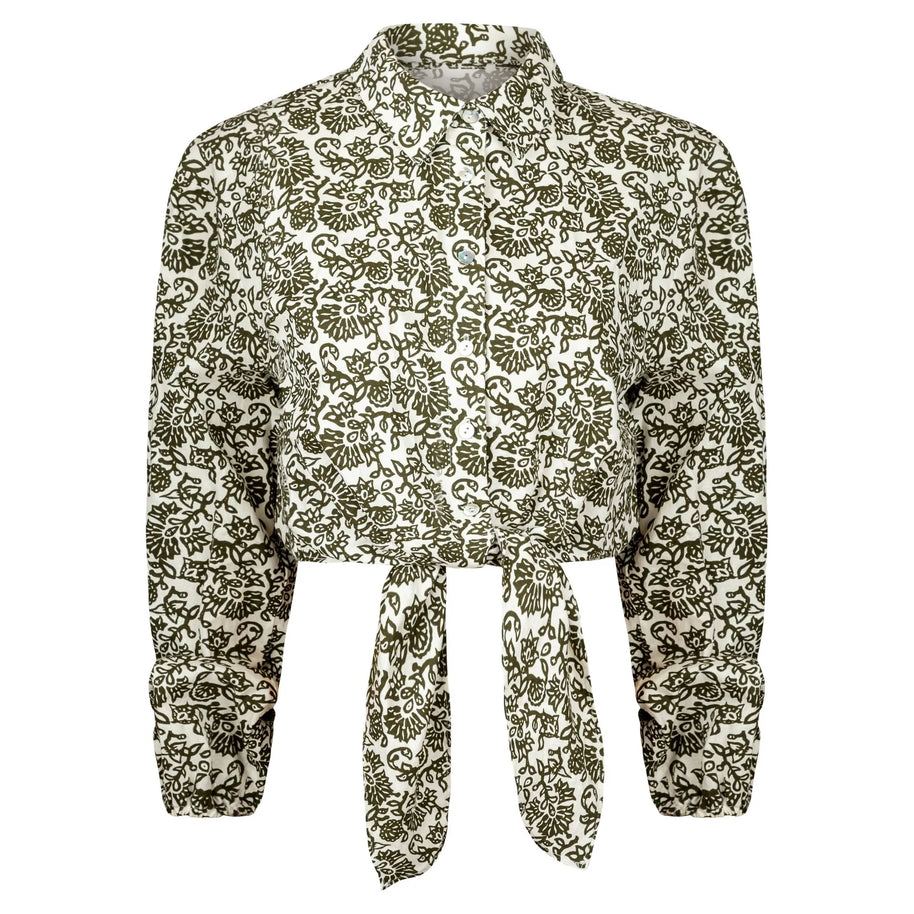 Tie Front Shirt-Point