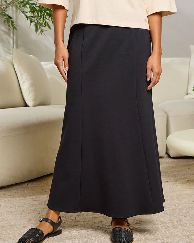 Ponte Panel Skirt-Point - Fringe Boutique