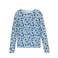Printed Crew Tee-Point - Fringe Boutique