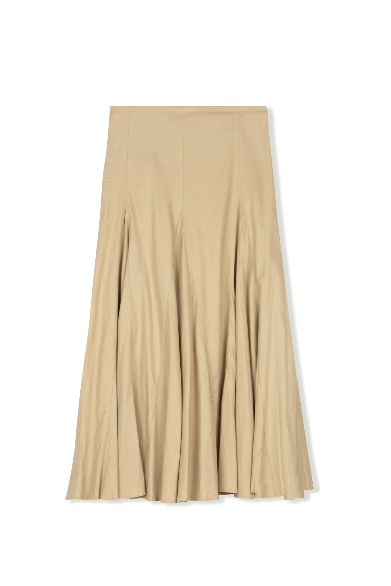 Linen Gore Skirt-Point - Fringe Boutique