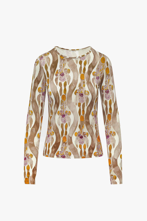 Printed Long Sleeve Tee-ALV