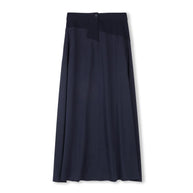 Button Front Swing Skirt-Junees