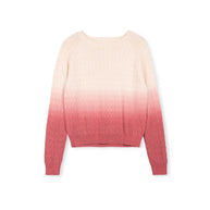 Ombré Cable Knit Sweater-Junees
