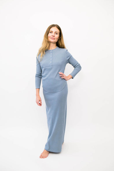 The Waffle Knit Skirt-Modestee