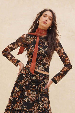 Ella Mesh Top-Promesa