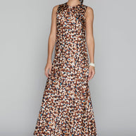 Blake Dress In Umber Grain