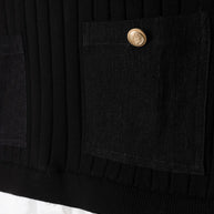 Cropped Sweater and Blouse Top-Junees