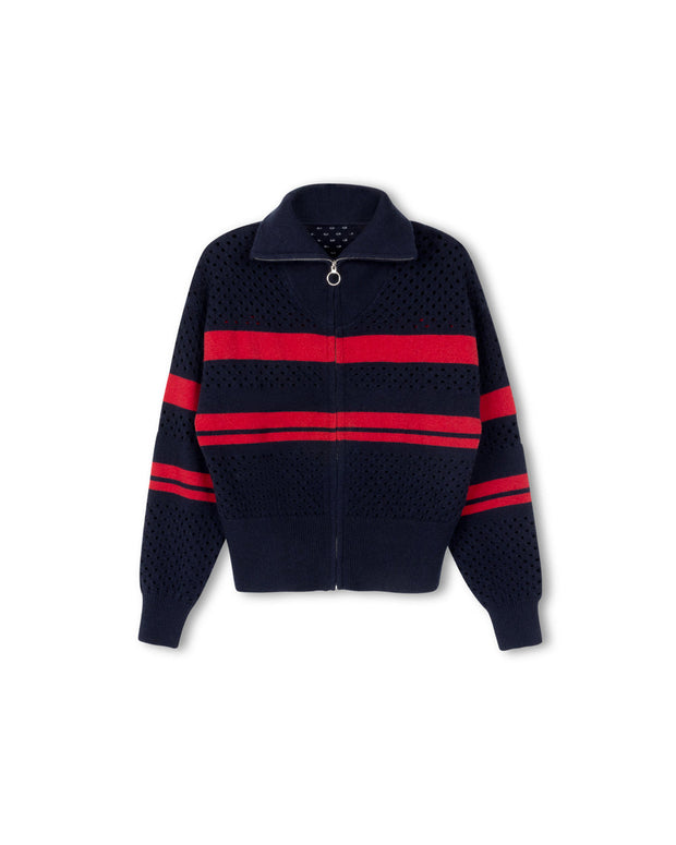 Eliana Zip Up Sweatshirt-Junees