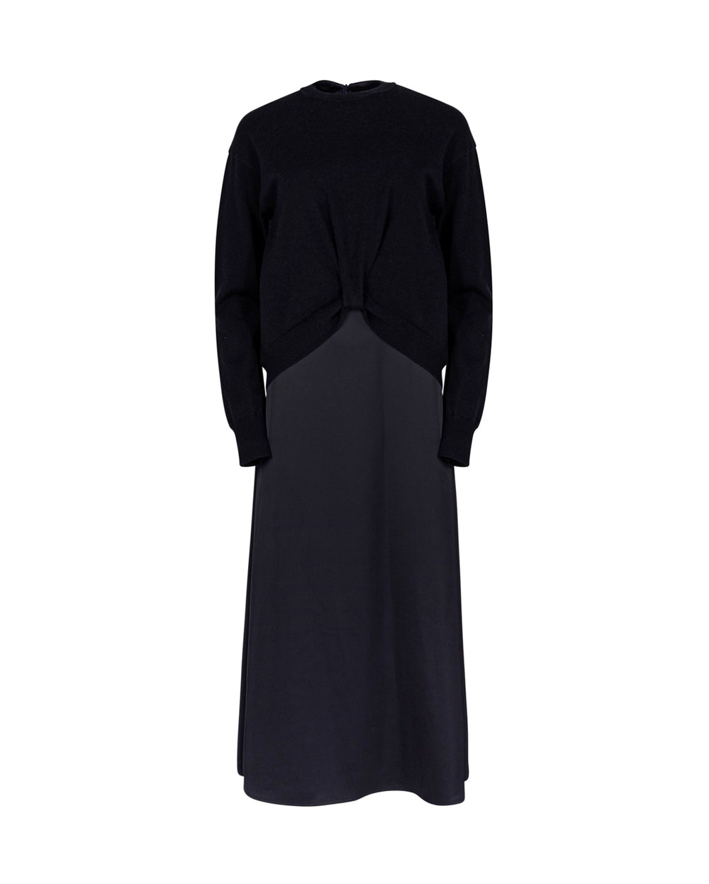 Knit and Silk Dress-Junees