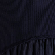 Knit and Taffeta Bubble Dress-Junees