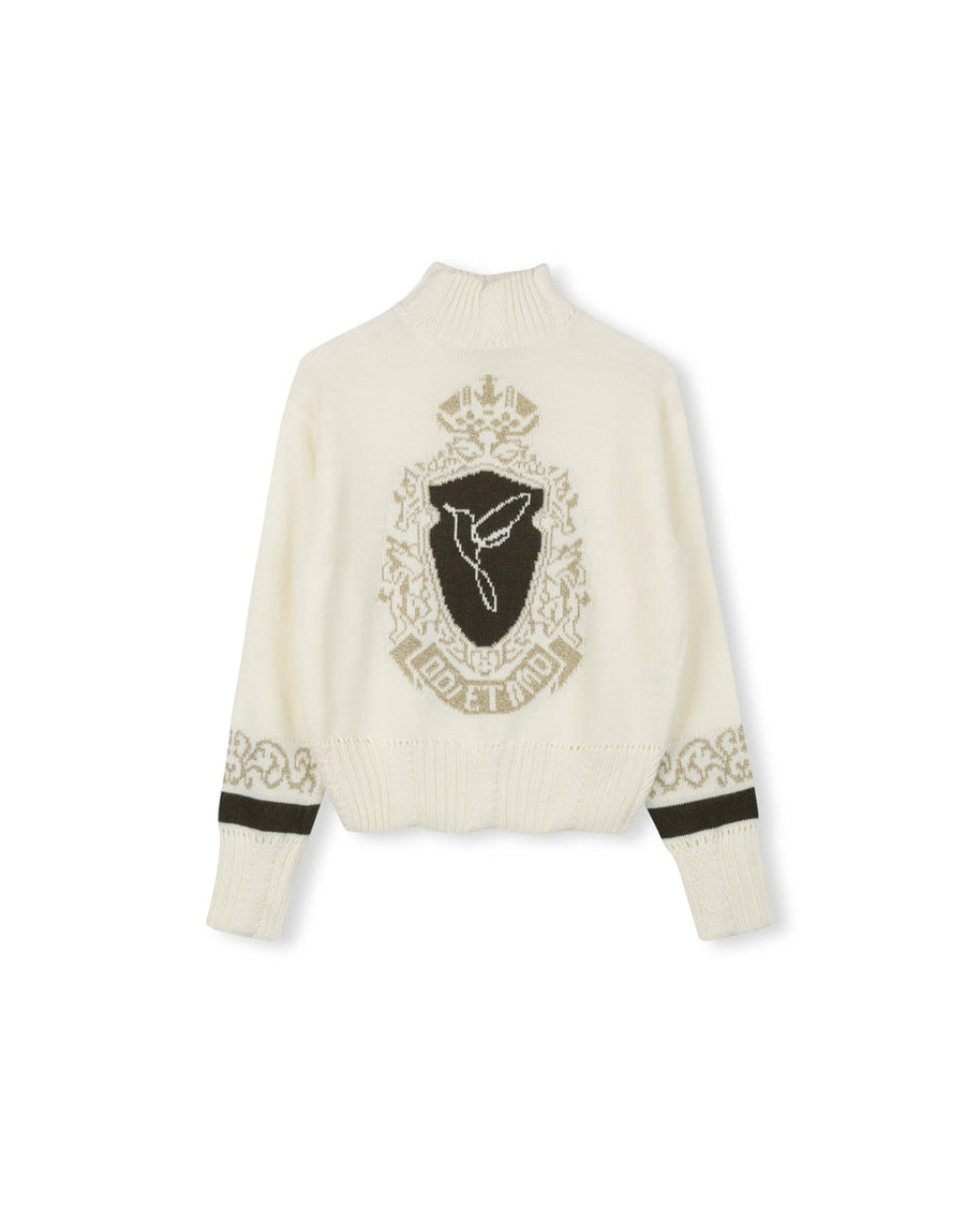 Knit turtleneck Top-Junees