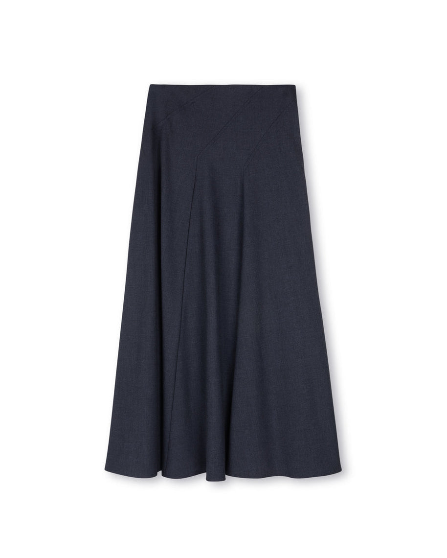 Doris Plaid Panel skirt-Junees