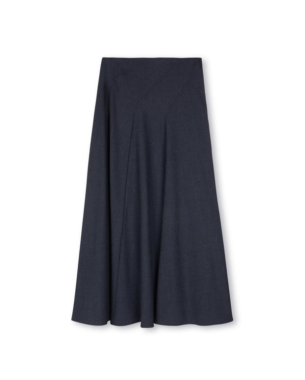Doris Plaid Panel skirt-Junees