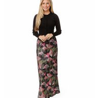 Silk Jumper with Black Knit -LUELLA