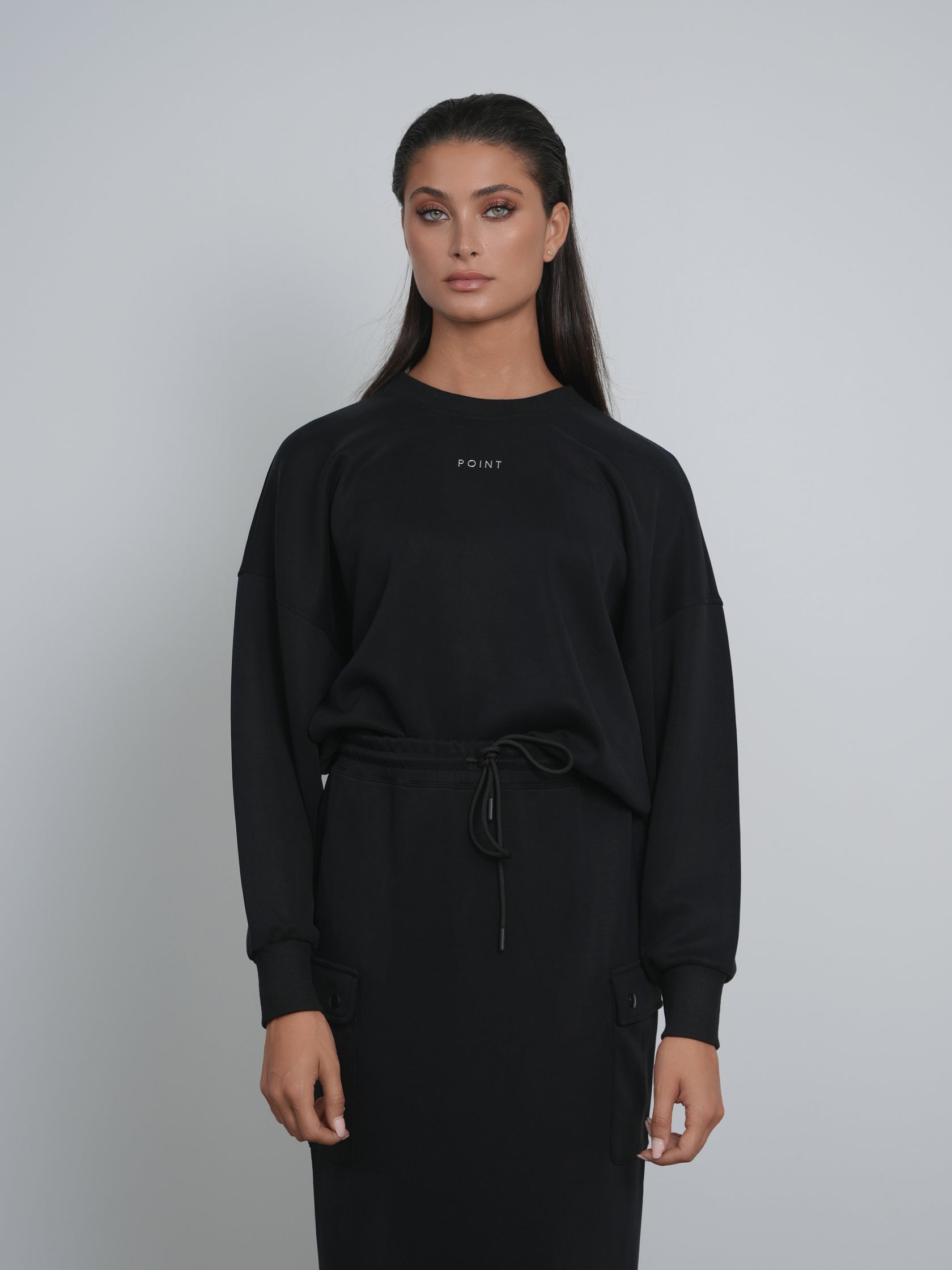 Crew Neck Sweatshirt-Point