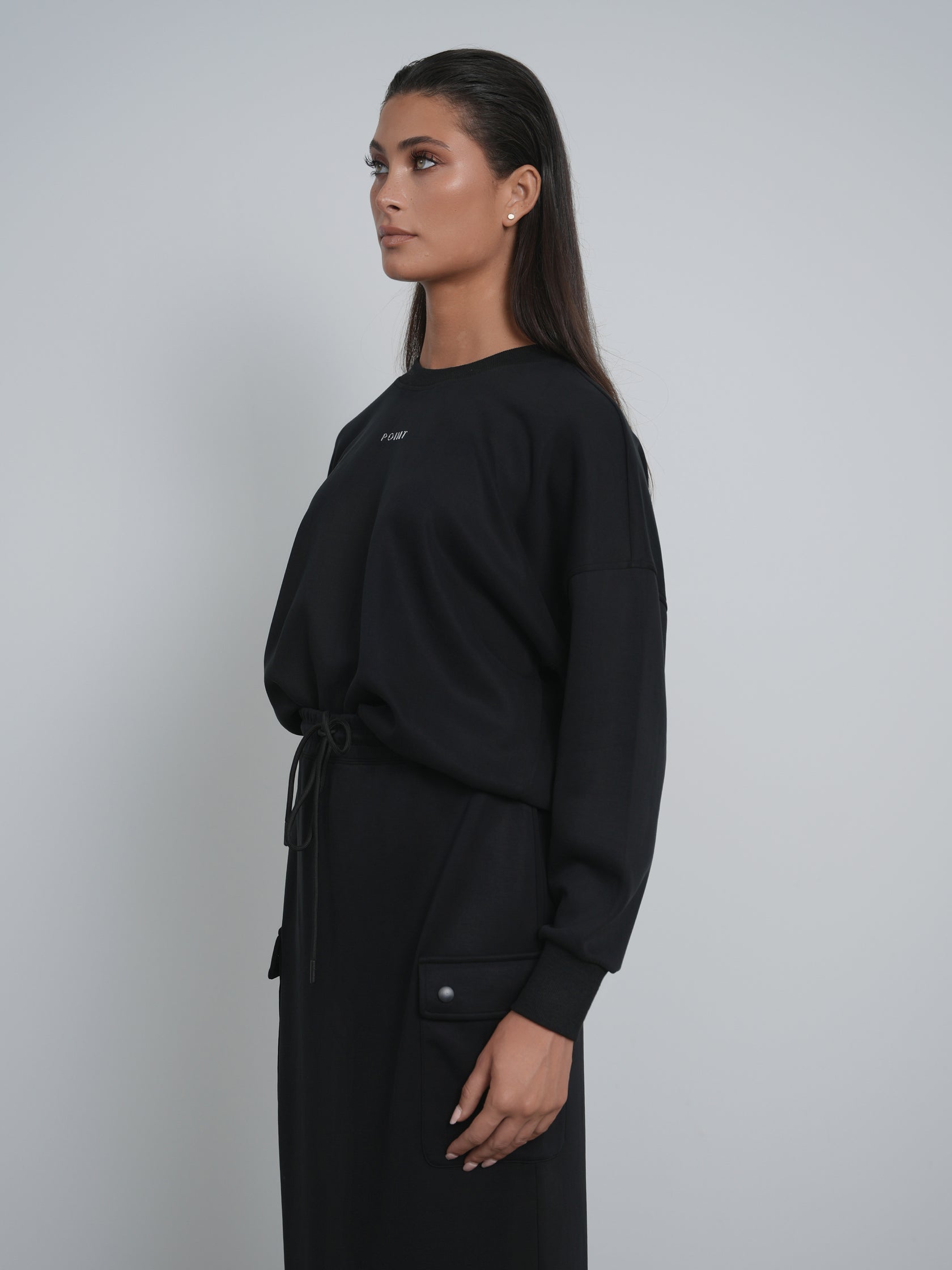 Crew Neck Sweatshirt-Point