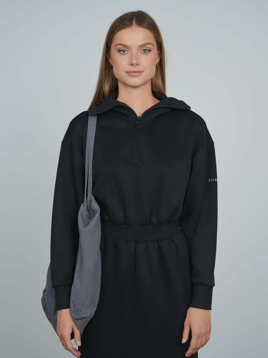 Rib Waist Dress-point