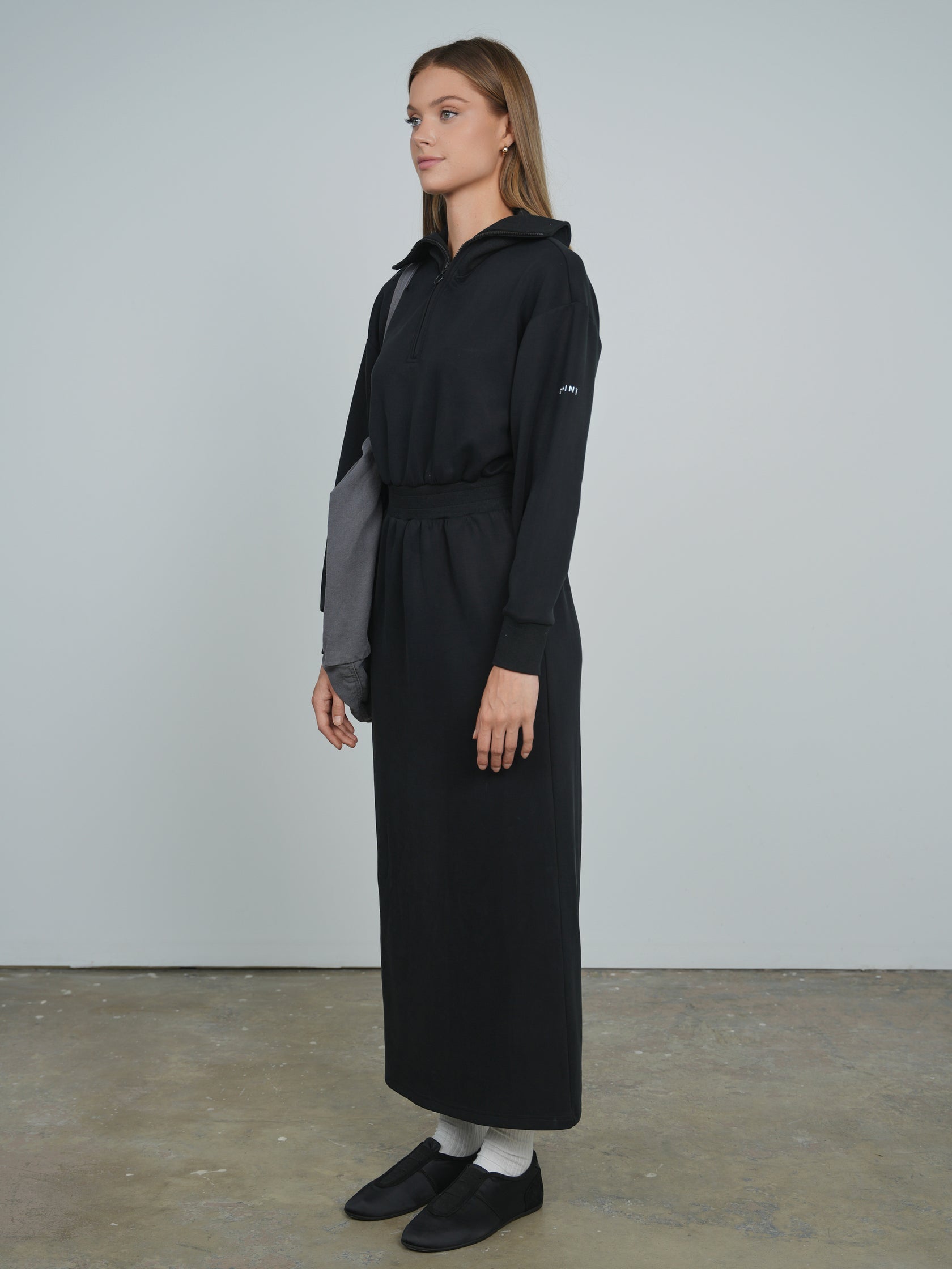 Rib Waist Dress-point