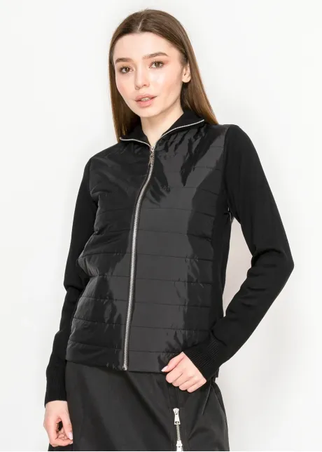 Zip-Up Puffer Jacket-YAL