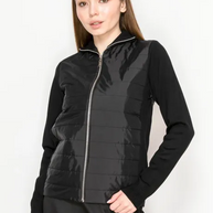 Zip-Up Puffer Jacket-YAL