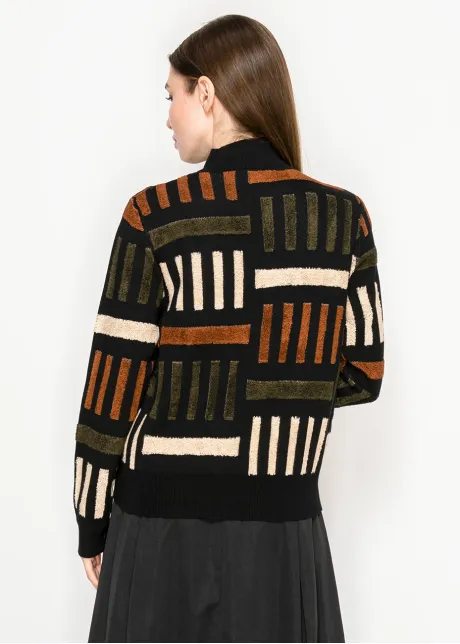 Mock Block Sweater-YAL