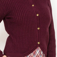 Curved Hem Cardigan-YAL