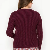 Curved Hem Cardigan-YAL