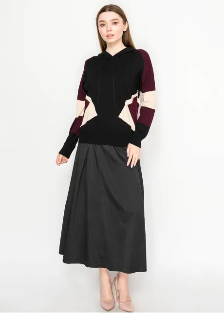 Hoodies Colorblock sweater-YAL