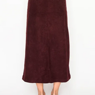 Corduroy Pocket Skirt-YAL
