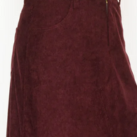 Corduroy Pocket Skirt-YAL