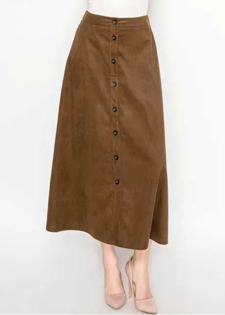 Corduroy Aline Skirt- YAL