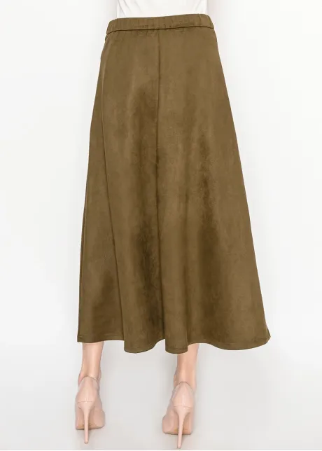 Suede Button Aline -YAL