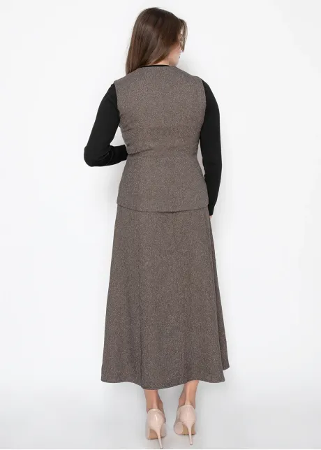 Vest Gold Button-YAL